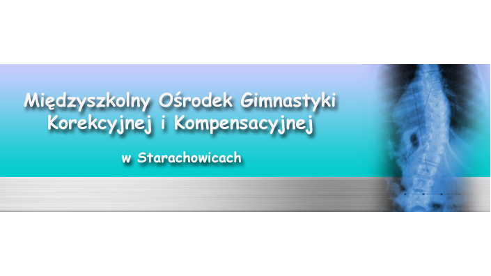 Miejski Ośrodek Gimnastyki Korekcyjnej i Kompensacyjnej w starachowickich - logo images