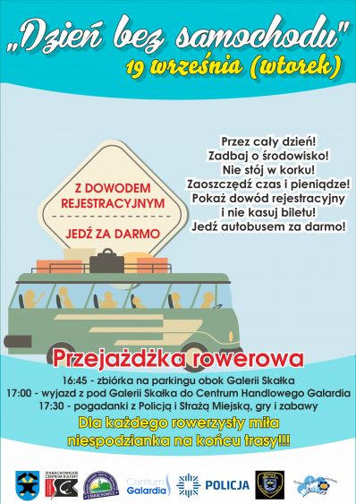 dzień bez auta - plakat