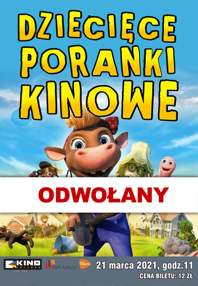 plakat poranek kinowy odwołany images