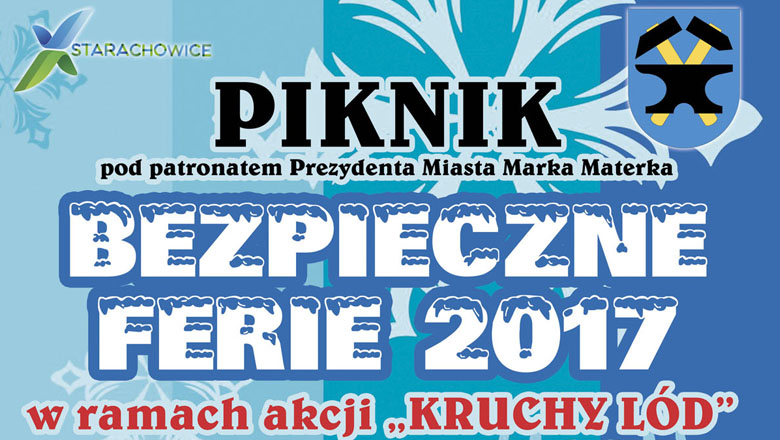 Plakat Bezpieczne Ferie 2017 „ KRUCHY LÓD” images