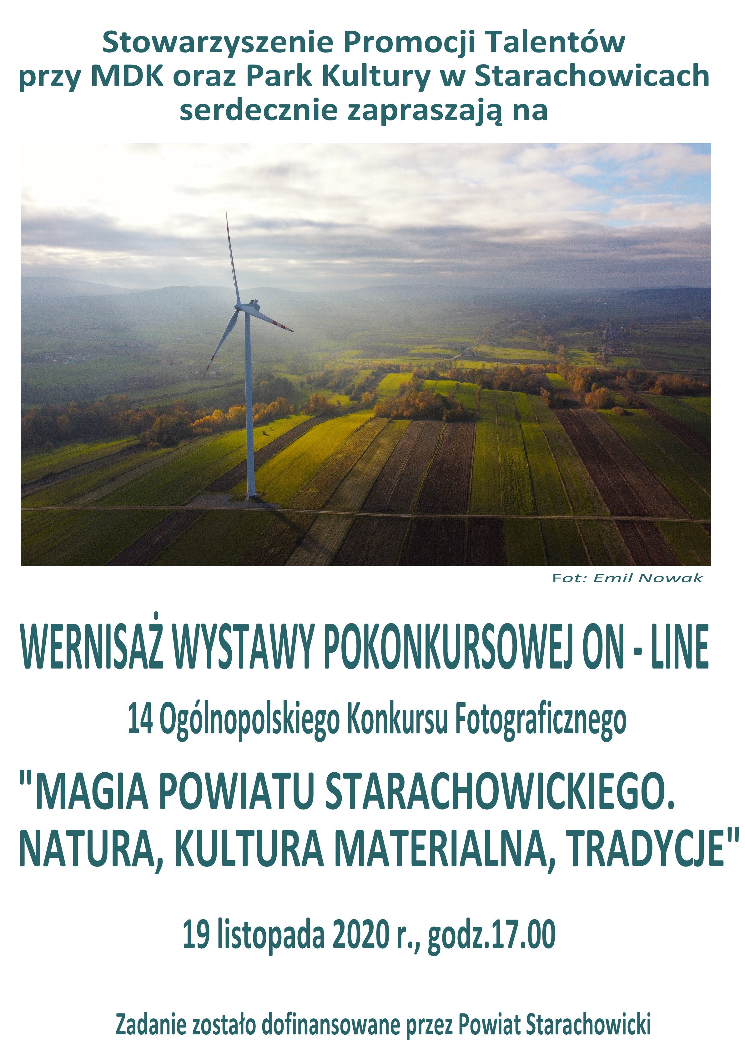 zaproszenie na wernisaż, plakat